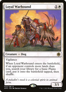 {R} Loyal Warhound [Dungeons & Dragons: Adventures in the Forgotten Realms][AFR 023]