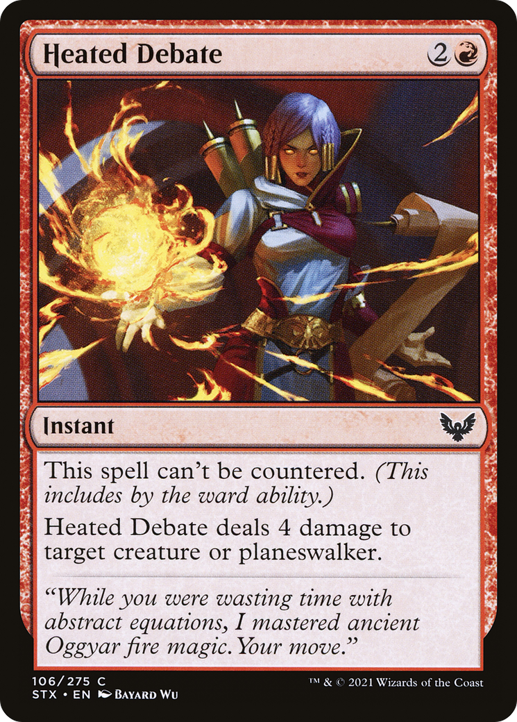 {C} Heated Debate [Strixhaven: School of Mages][STX 106]