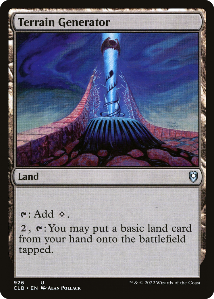 {C} Terrain Generator [Commander Legends: Battle for Baldur's Gate][CLB 926]