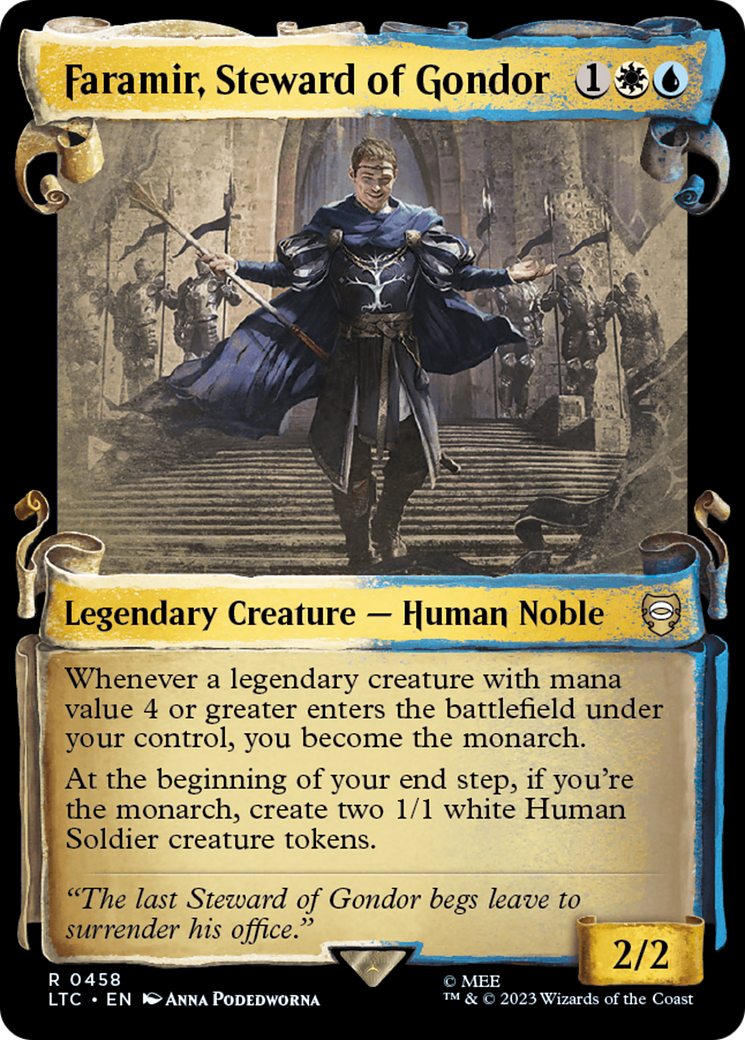 {R} Faramir, Steward of Gondor [The Lord of the Rings: Tales of Middle-Earth Commander Showcase Scrolls][LTC 458]