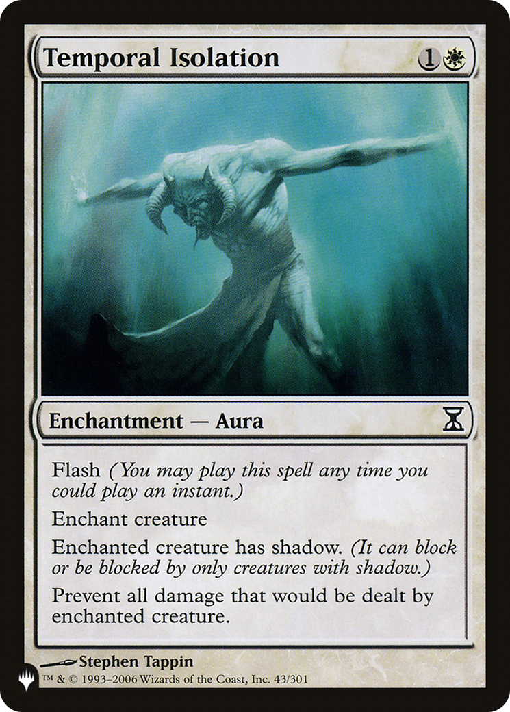 Temporal Isolation [LIST 43/301]