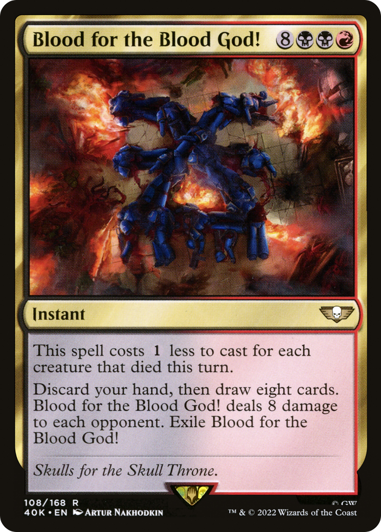{R} Blood for the Blood God! [Universes Beyond: Warhammer 40,000][40K 108]