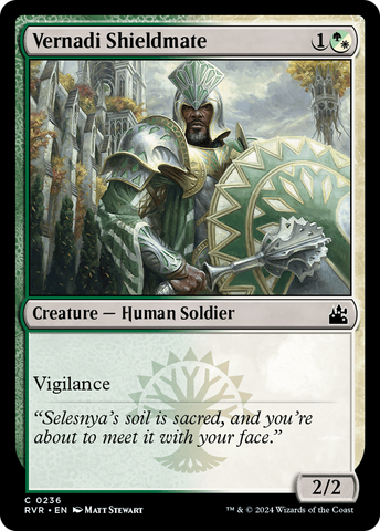 {C} Vernadi Shieldmate [Ravnica Remastered][RVR 236]