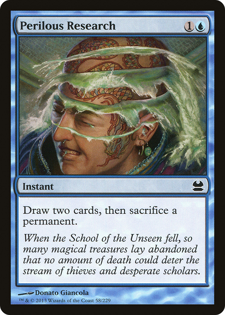 {C} Perilous Research [Modern Masters][MMA 058]