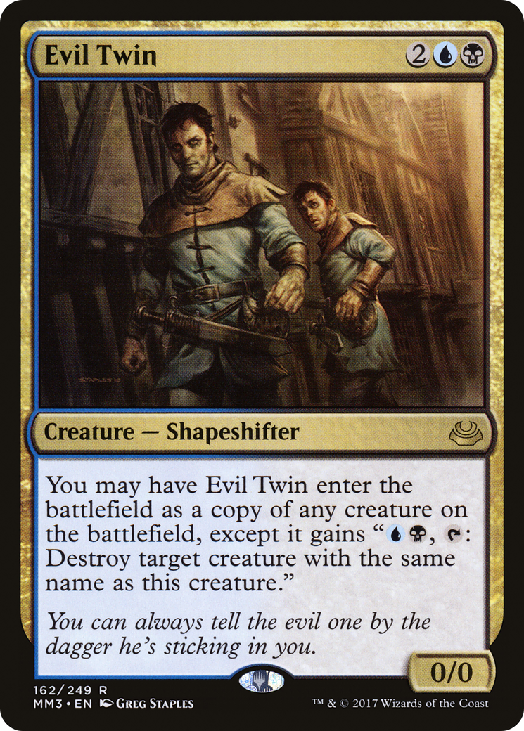{R} Evil Twin [Modern Masters 2017][MM3 162]