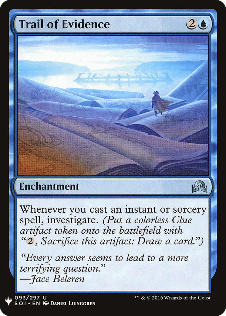 {C} Trail of Evidence [Mystery Booster][LS SOI 093]
