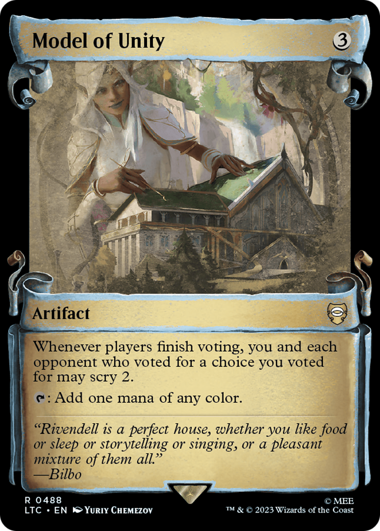 {R} Model of Unity [The Lord of the Rings: Tales of Middle-Earth Commander Showcase Scrolls][LTC 488]
