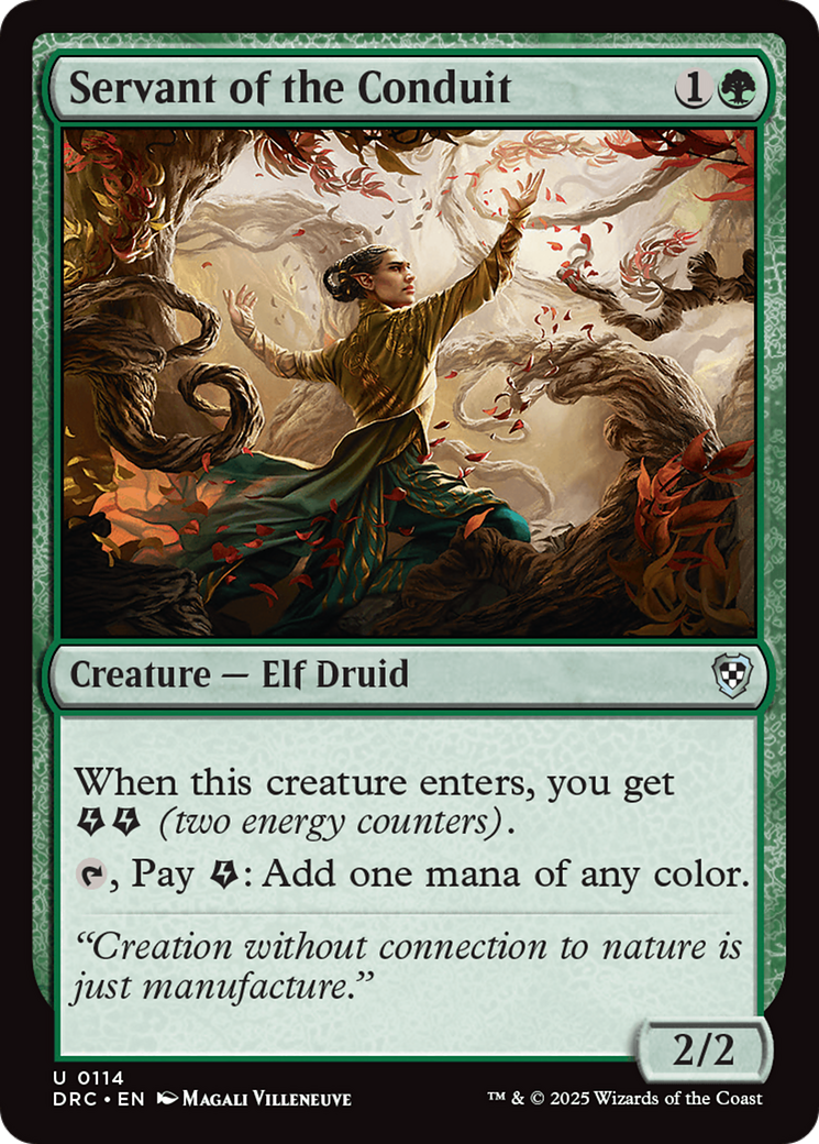 {C} Servant of the Conduit [Aetherdrift Commander][DRC 114]
