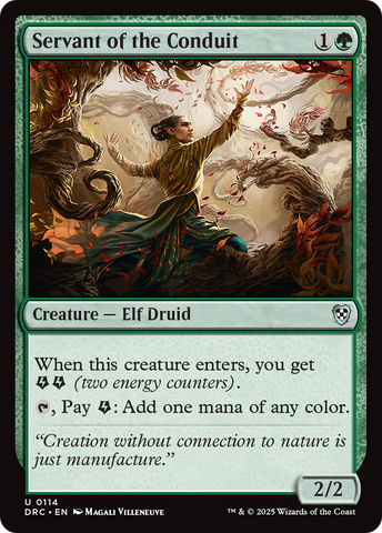{C} Servant of the Conduit [Aetherdrift Commander][DRC 114]