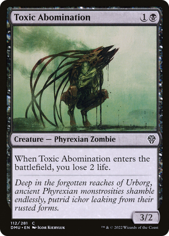{C} Toxic Abomination [Dominaria United][DMU 112]