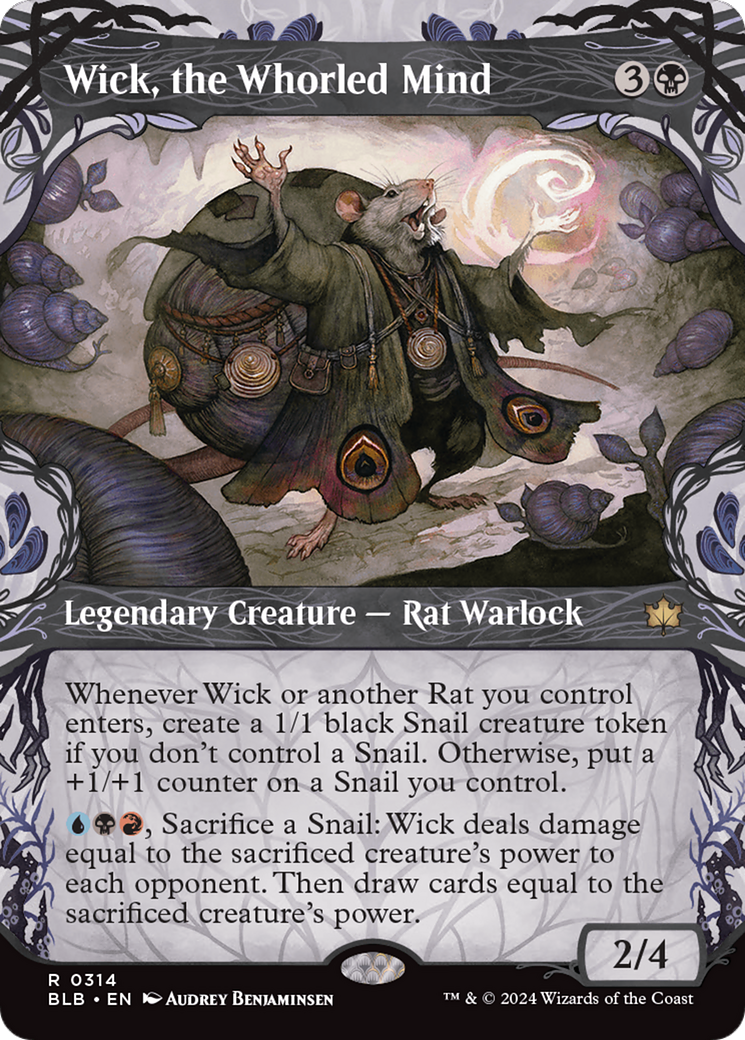 {@R} Wick, the Whorled Mind (Showcase) [Bloomburrow][BLB 314]