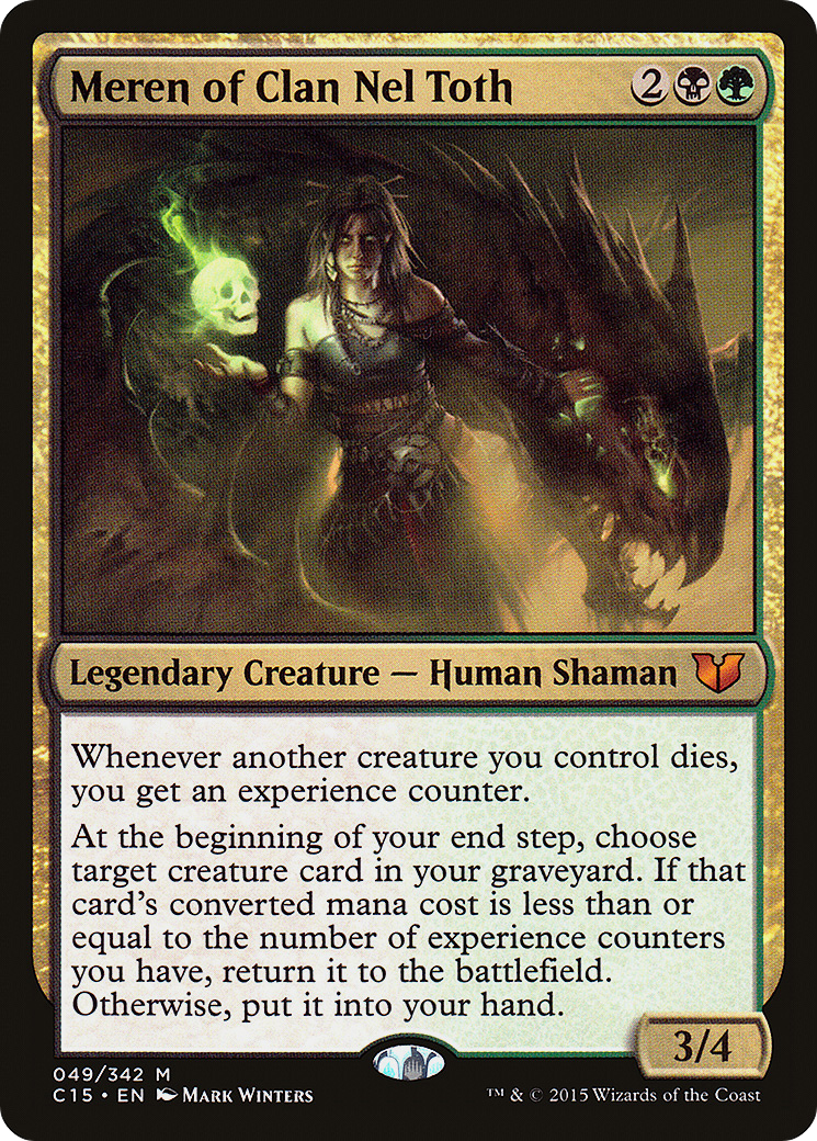 {R} Meren of Clan Nel Toth [Commander 2015][C15 049]