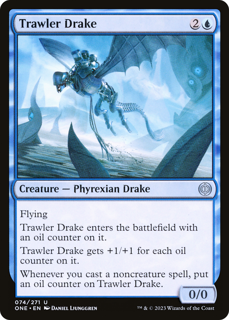 {C} Trawler Drake [Phyrexia: All Will Be One][ONE 074]