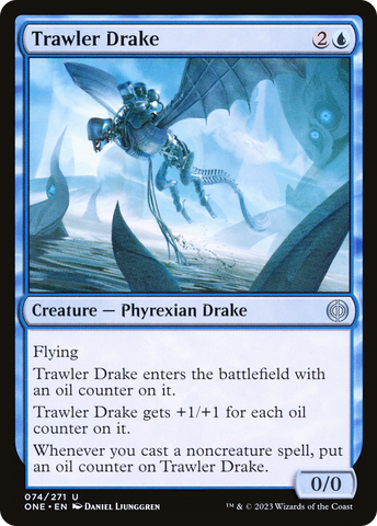 {C} Trawler Drake [Phyrexia: All Will Be One][ONE 074]