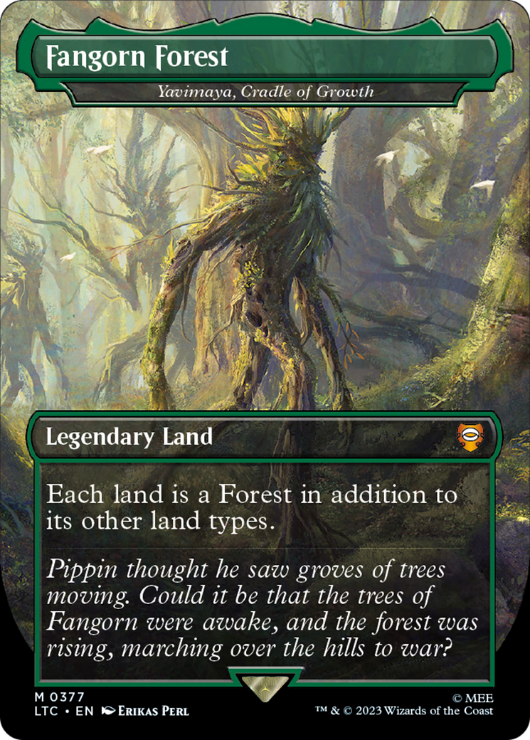{R} Yavimaya, Cradle of Growth - Fangorn Forest [The Lord of the Rings: Tales of Middle-Earth Commander][LTC 377]