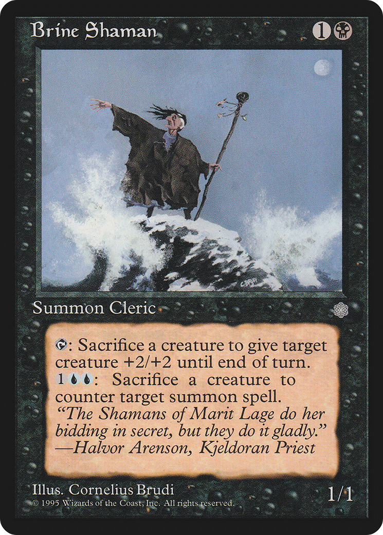 {C} Brine Shaman [Ice Age][ICE 115]