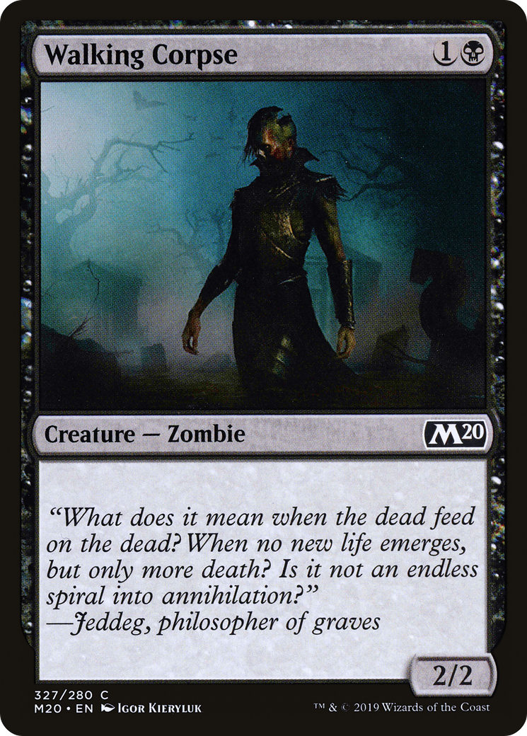 {C} Walking Corpse [Core Set 2020][M20 327]