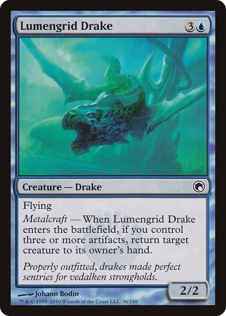 {C} Lumengrid Drake [Scars of Mirrodin][SOM 036]