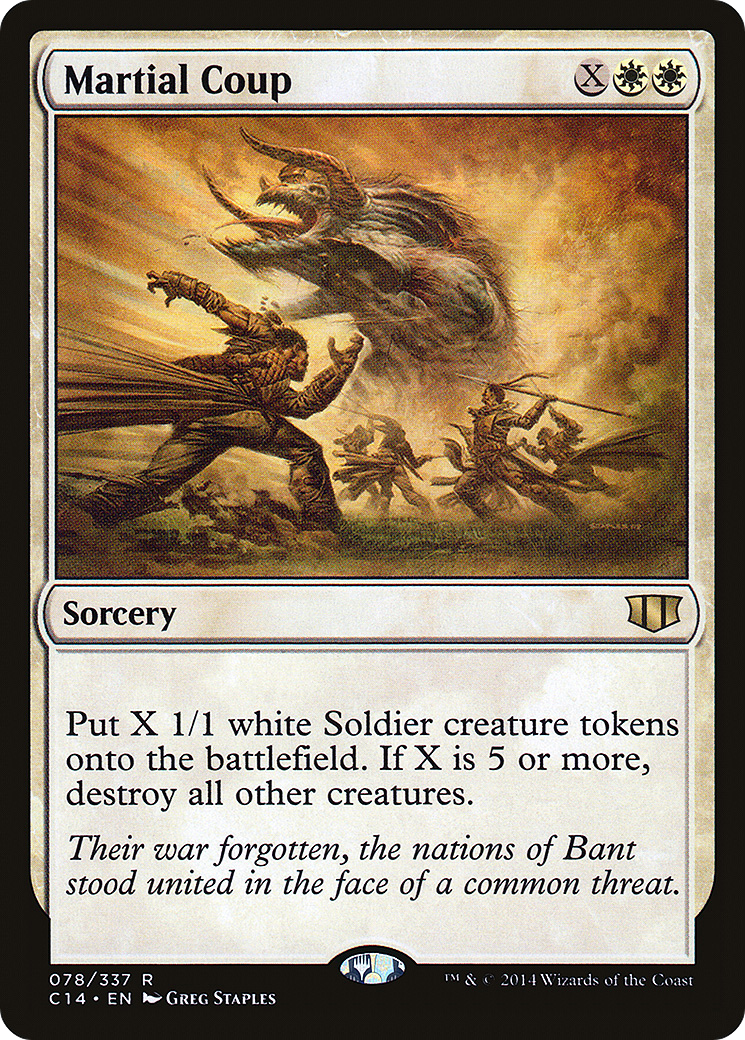 {R} Martial Coup [Commander 2014][C14 078]