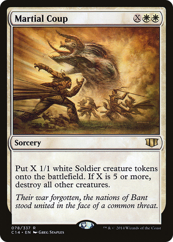 {R} Martial Coup [Commander 2014][C14 078]