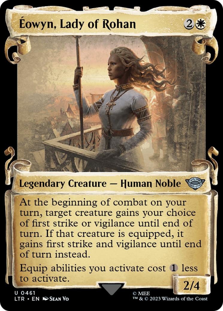 {C} Eowyn, Lady of Rohan [The Lord of the Rings: Tales of Middle-Earth Showcase Scrolls][LTR 461]