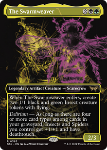{@R} The Swarmweaver (Showcase) [Duskmourn: House of Horror][DSK 363]