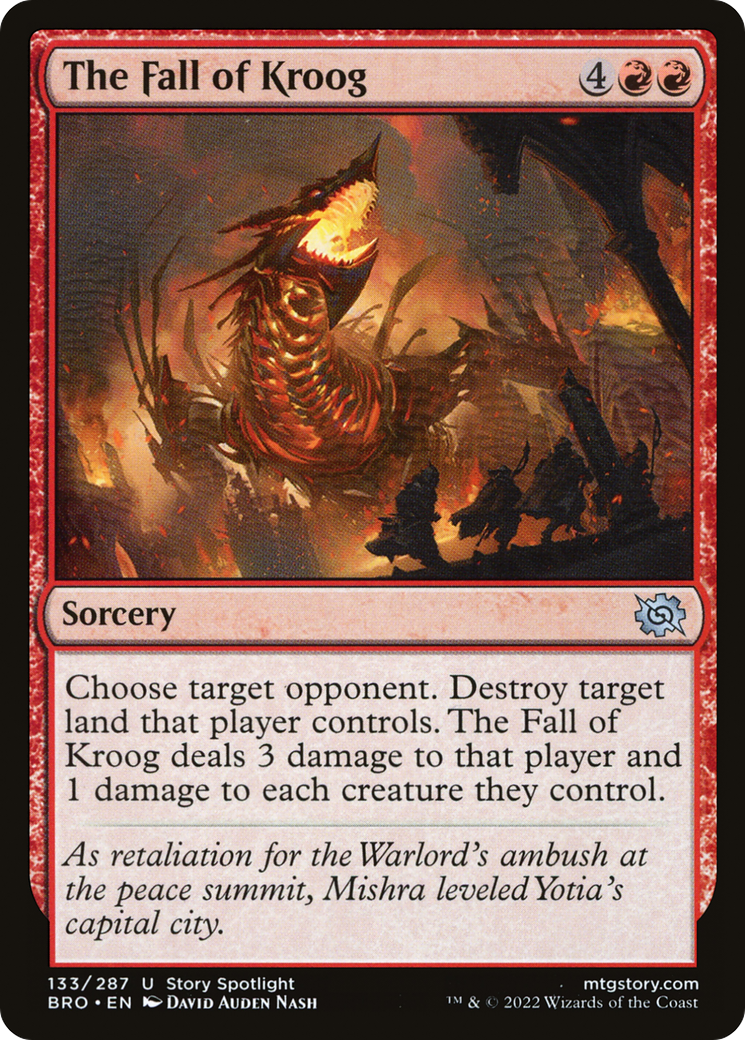 {C} The Fall of Kroog [The Brothers' War][BRO 133]