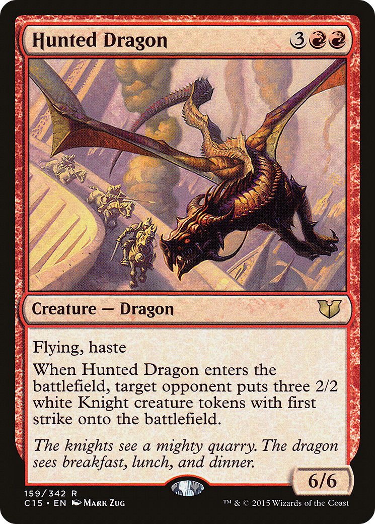 {R} Hunted Dragon [Commander 2015][C15 159]