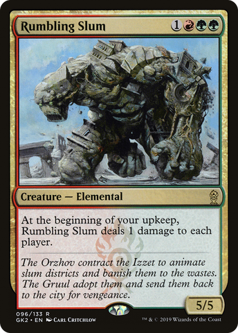 {R} Rumbling Slum [Ravnica Allegiance Guild Kit][GK2 096]