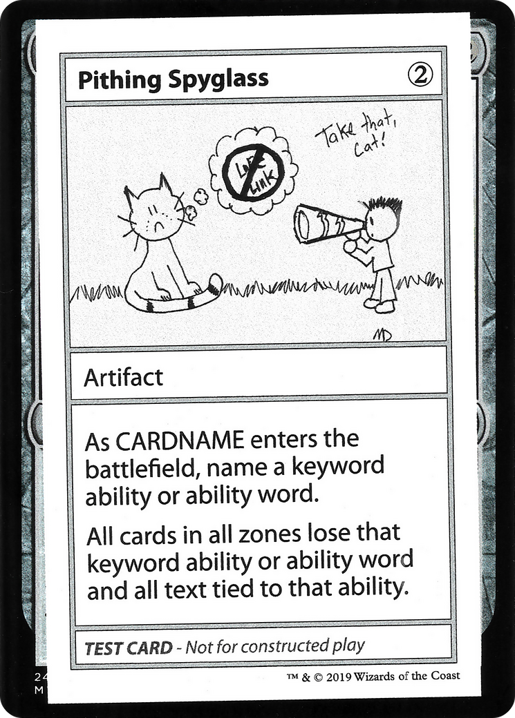 {R} Pithing Spyglass (2021 Edition) [Mystery Booster Playtest Cards][CMB1 108]