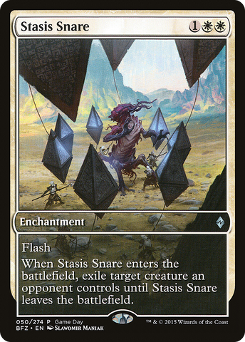 {C} Stasis Snare (Game Day) [Battle for Zendikar Promos][PA BFZ 050]