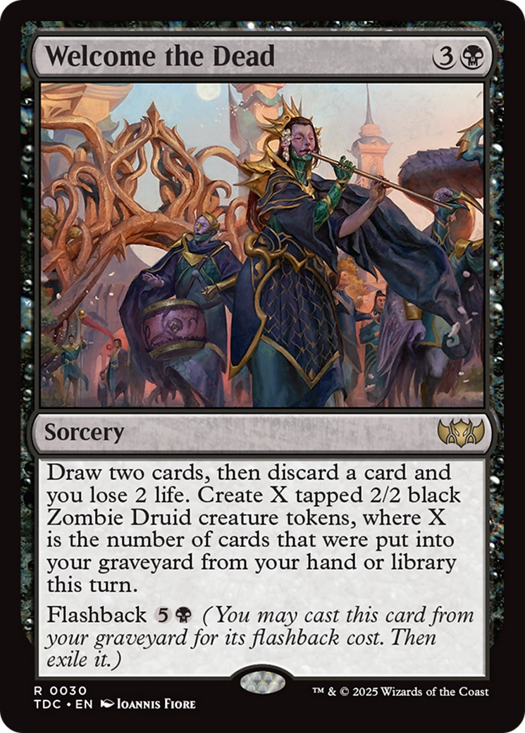 {R} Welcome the Dead [Tarkir: Dragonstorm Commander][TDC 030]