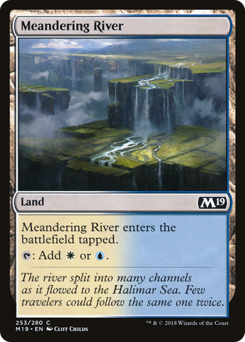 {C} Meandering River [Core Set 2019][M19 253]