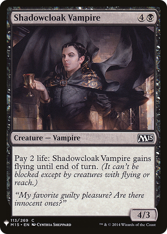 {C} Shadowcloak Vampire [Mystery Booster][LS M15 113]