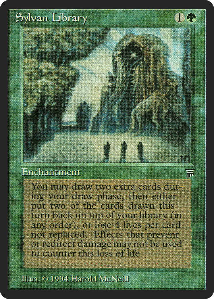 {C} Sylvan Library [Legends][LEG 207]