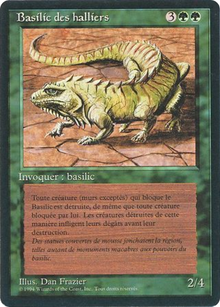 {F} Thicket Basilisk [Foreign Black Border][FBB 3ED 218]