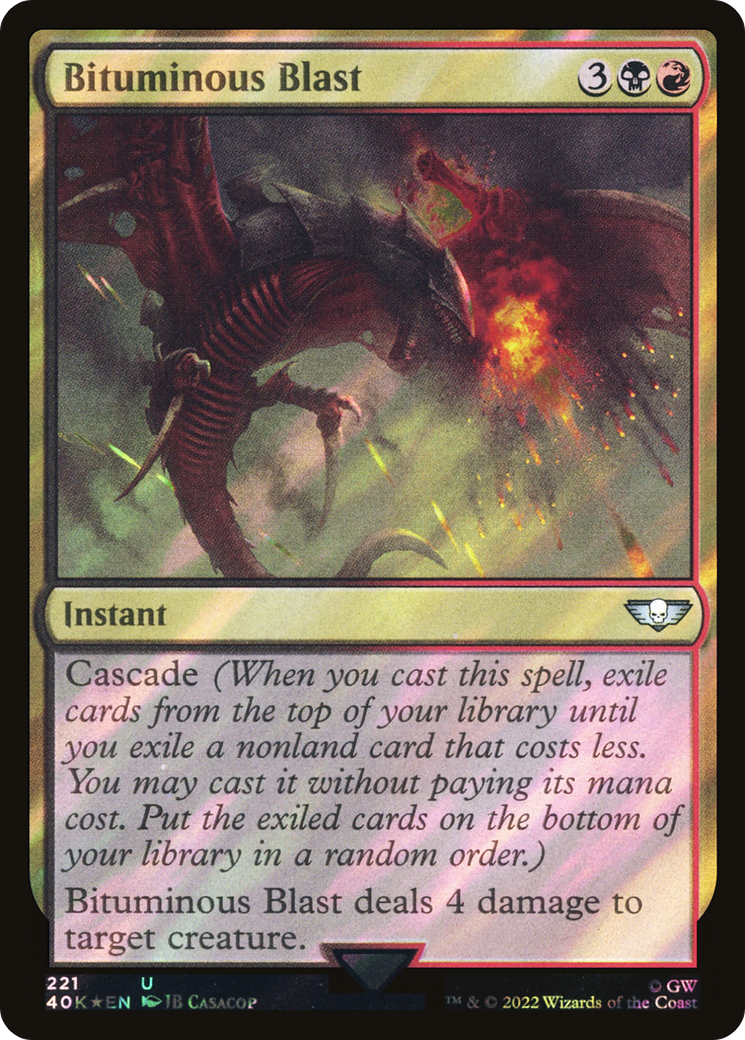 {C} Bituminous Blast (Surge Foil) [Universes Beyond: Warhammer 40,000][SF 40K 221]