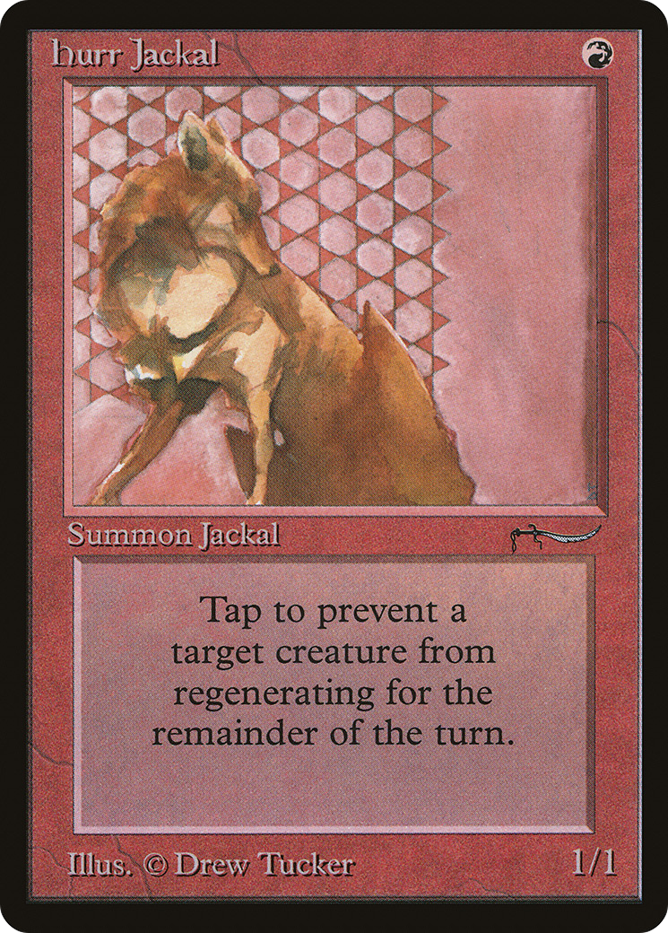 {C} Hurr Jackal [Arabian Nights][ARN 039]