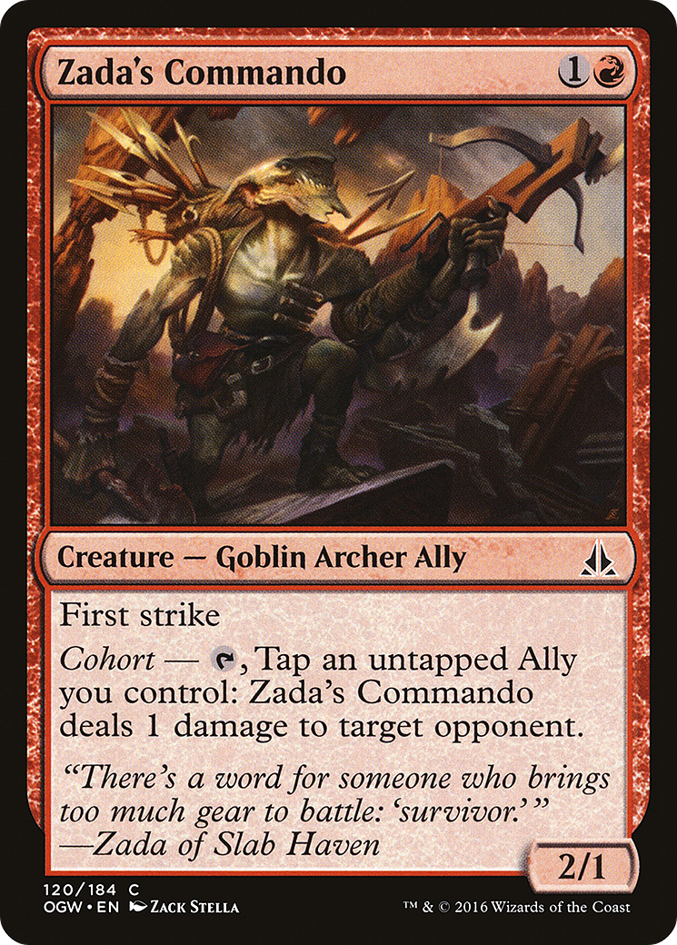 {C} Zada's Commando [Oath of the Gatewatch][OGW 120]