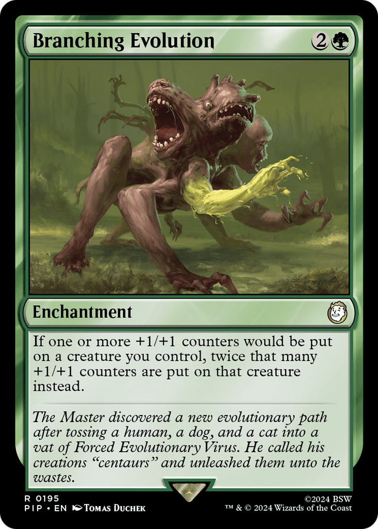 {R} Branching Evolution [Fallout][PIP 195]
