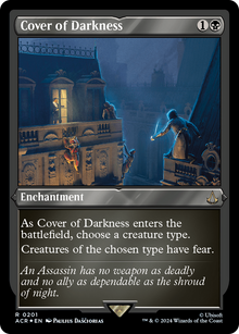 {R} Cover of Darkness (Foil Etched) [Assassin's Creed][ACR 201]