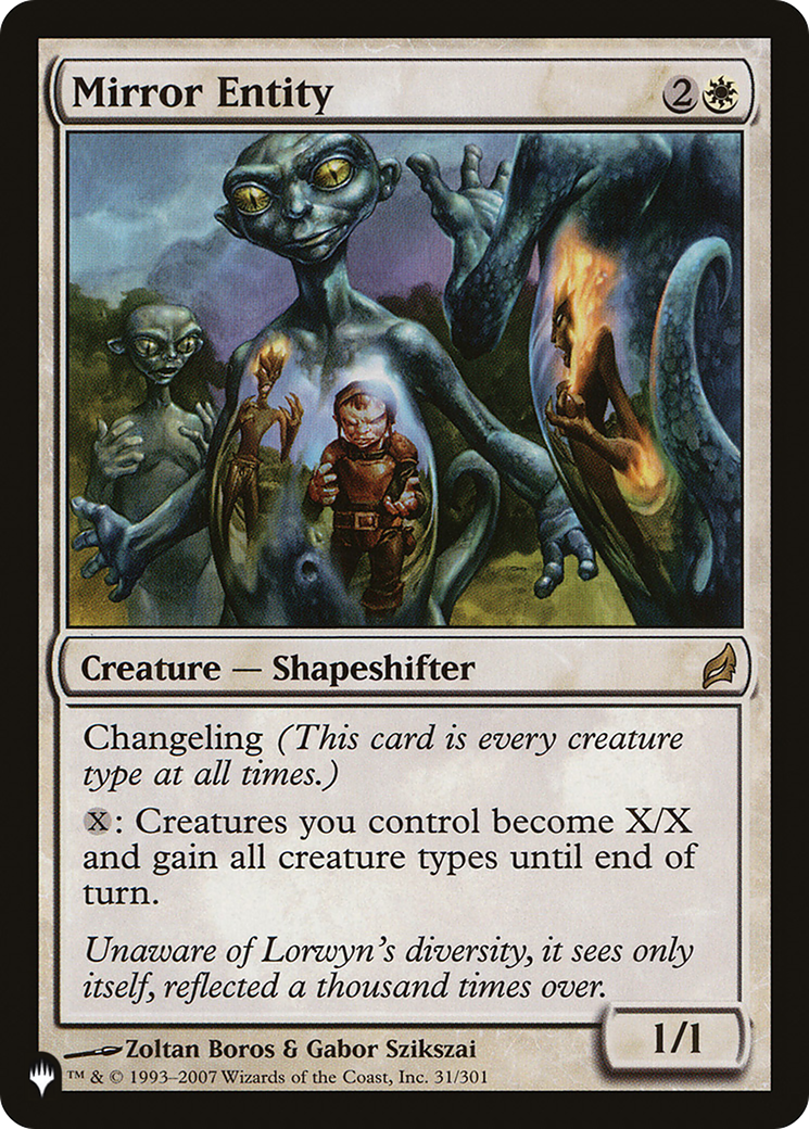 Mirror Entity (LRW) [LIST 31/301]