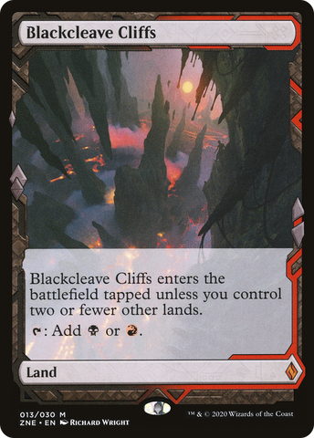 {R} Blackcleave Cliffs (Expeditions) [Zendikar Rising Expeditions][ZNE 013]