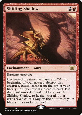 {R} Shifting Shadow [Kamigawa: Neon Dynasty Commander][NEC 109]
