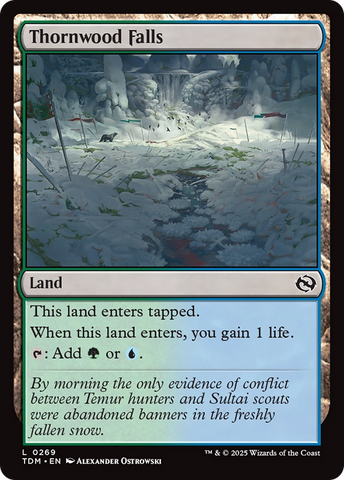 {@C} Thornwood Falls [Tarkir: Dragonstorm][TDM 269]