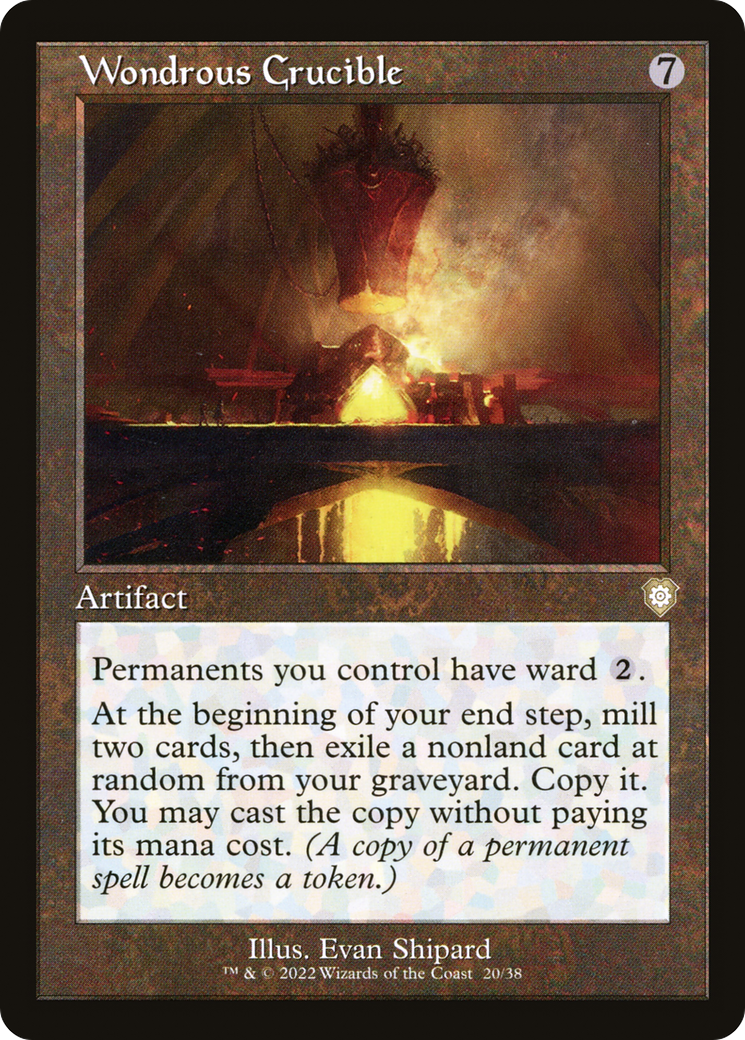 {R} Wondrous Crucible (Retro) [The Brothers' War Commander][BRC 020]