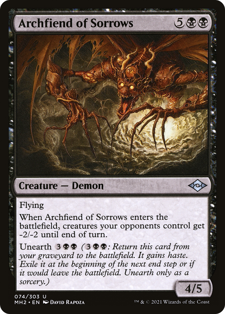 {C} Archfiend of Sorrows [Modern Horizons 2][MH2 074]
