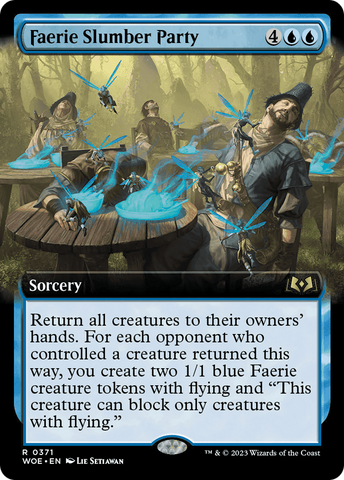 {@R} Faerie Slumber Party (Extended Art) [Wilds of Eldraine][WOE 371]