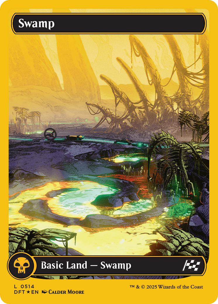{B}[DFT 514] Swamp (0514) (First-Place Foil) [Aetherdrift]
