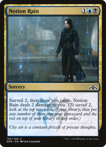 {C} Notion Rain [Guilds of Ravnica][GRN 193]